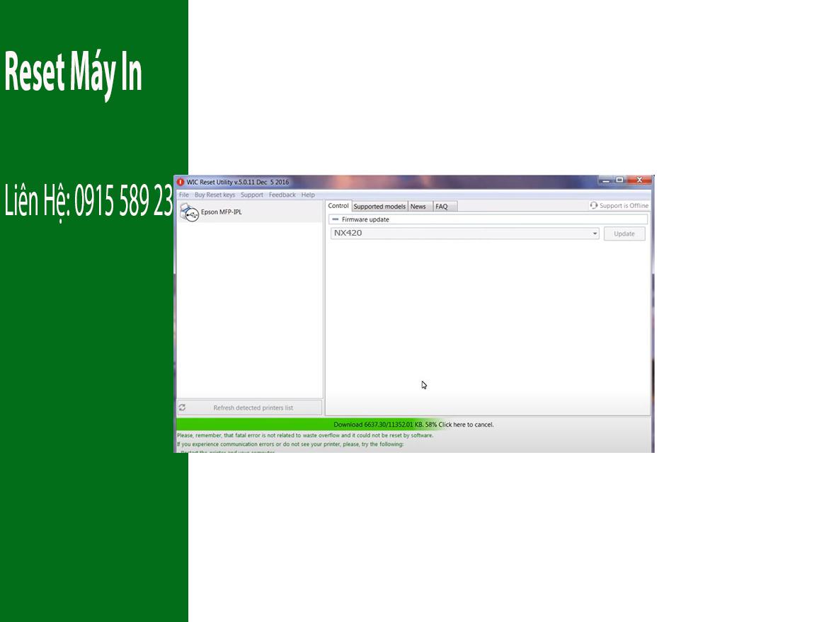 Key Firmware May In Epson NX420 Step 9